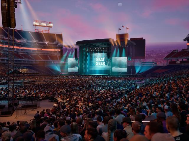 Nissan Stadium - Section 118 Seat View