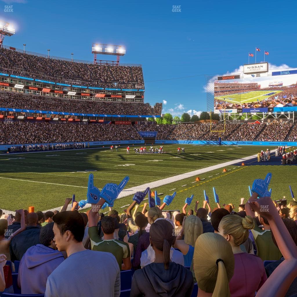 Nissan Stadium - Section 119 Seat View