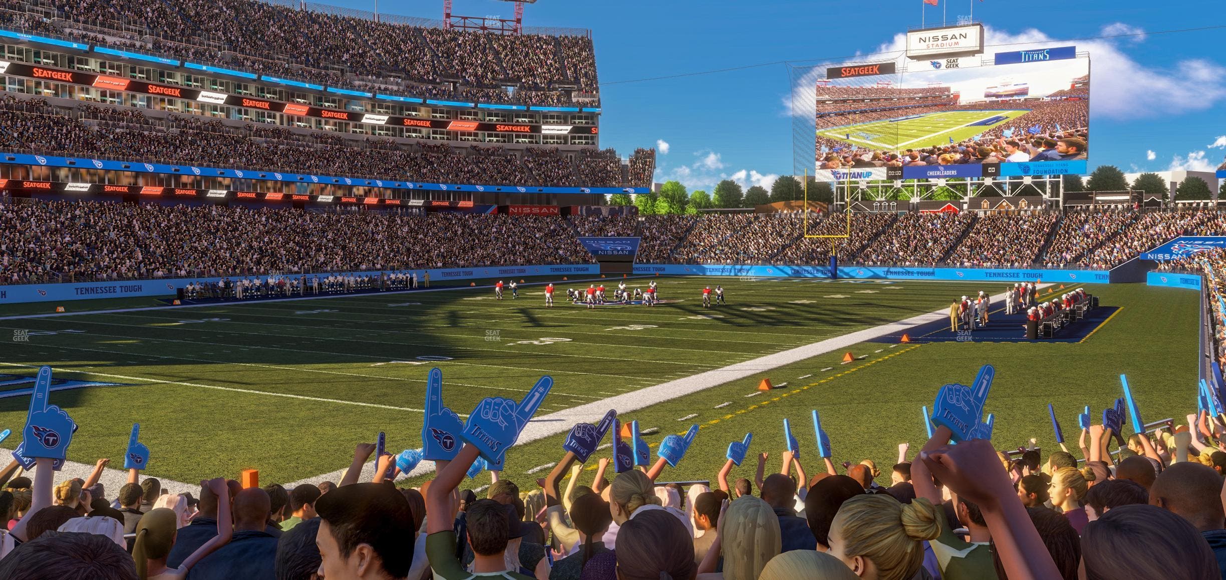 Nissan Stadium - Section 119 Seat View