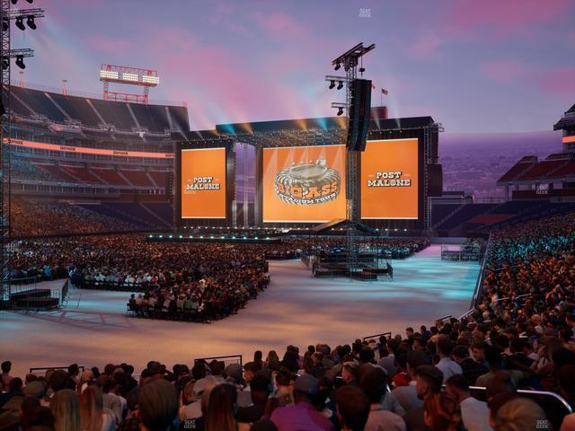 Nissan Stadium - Section 119 Seat View