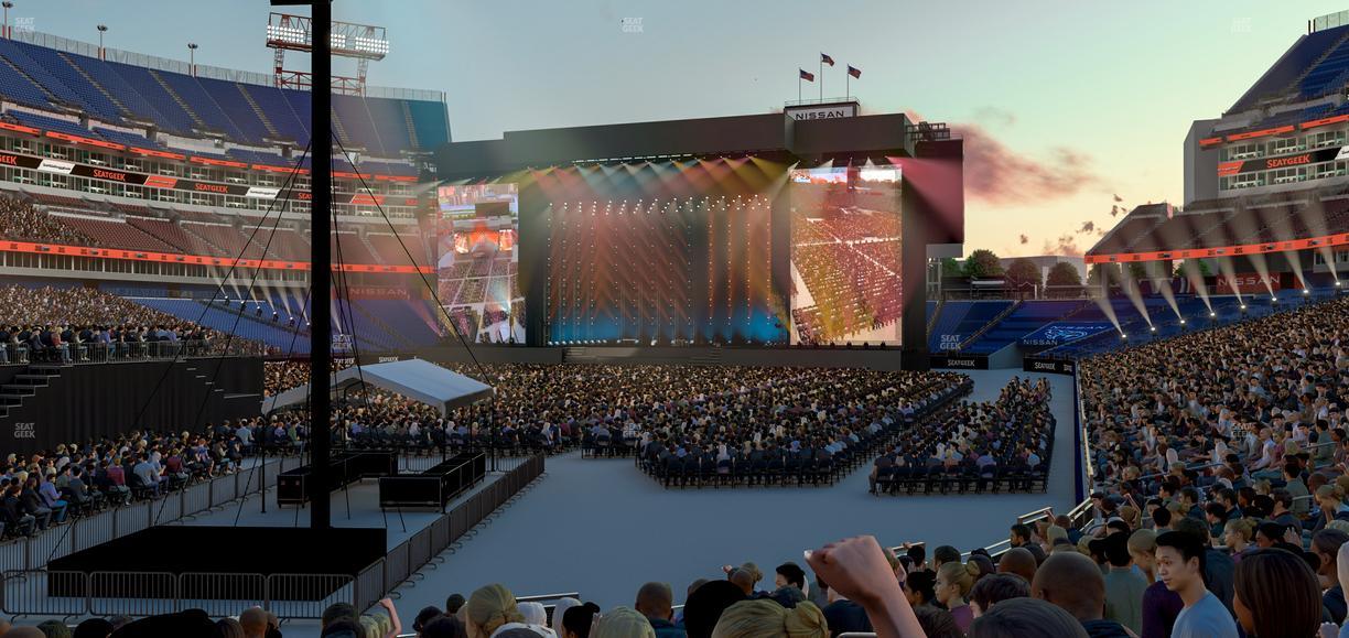 Nissan Stadium - Section 119 Seat View