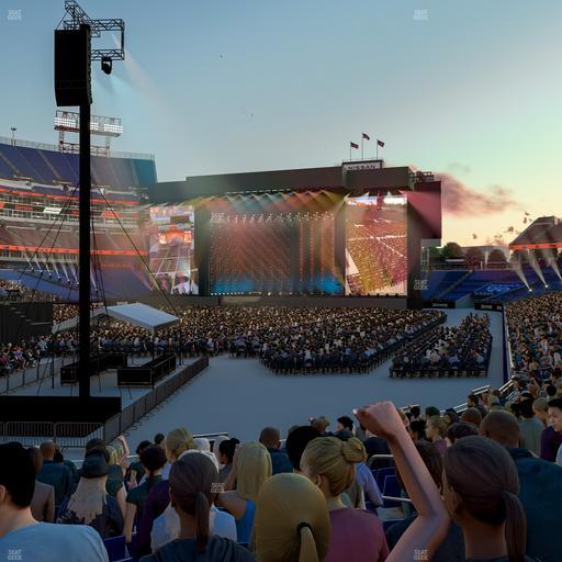 Nissan Stadium - Section 119 Seat View