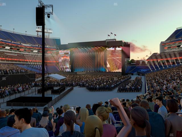 Nissan Stadium - Section 119 Seat View
