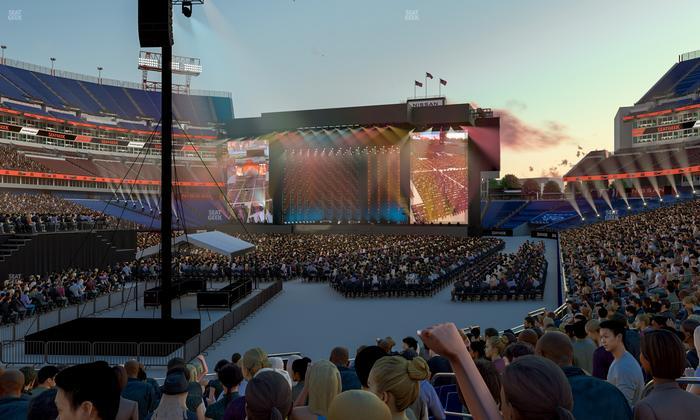 Nissan Stadium - Section 119 Seat View