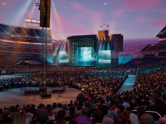 Nissan Stadium - Section 119 Seat View