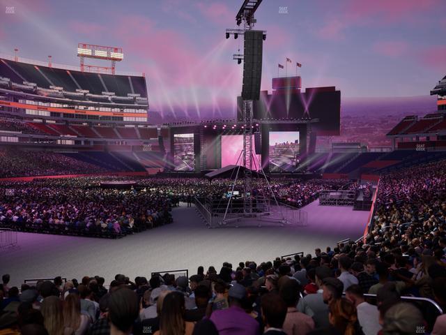 Nissan Stadium - Section 119 Seat View