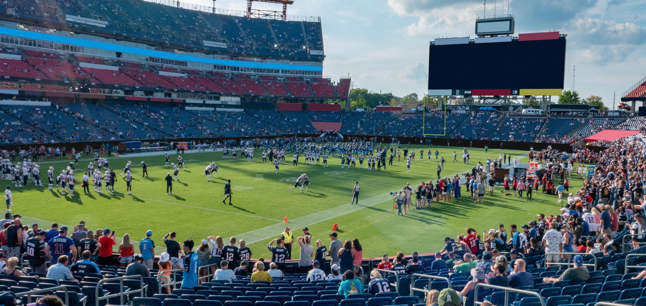 Nissan Stadium - Section 119 Seat View