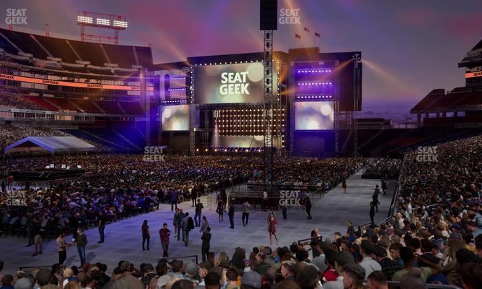 Nissan Stadium - Section 119 Seat View