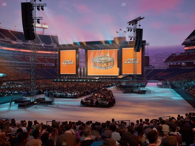 Nissan Stadium - Section 120 Seat View