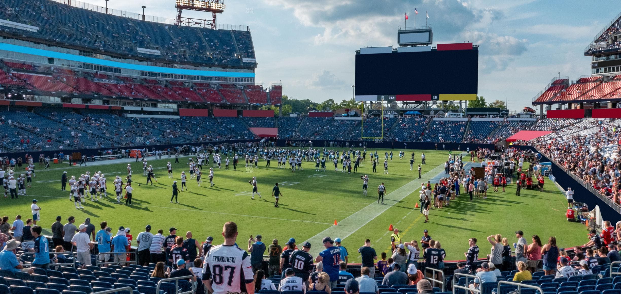 Nissan Stadium - Section 120 Seat View