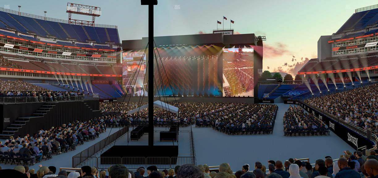 Nissan Stadium - Section 120 Seat View