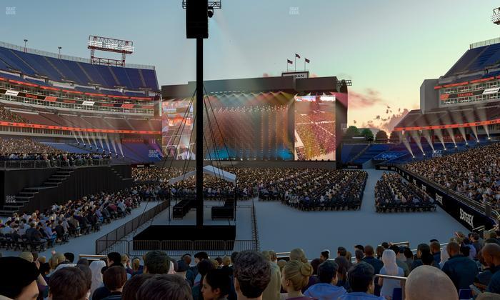 Nissan Stadium - Section 120 Seat View