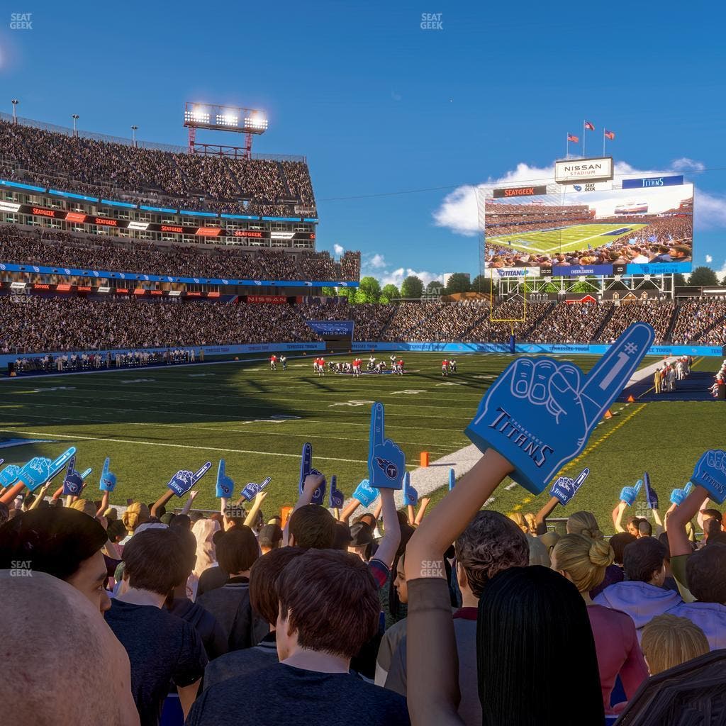 Nissan Stadium - Section 120 Seat View