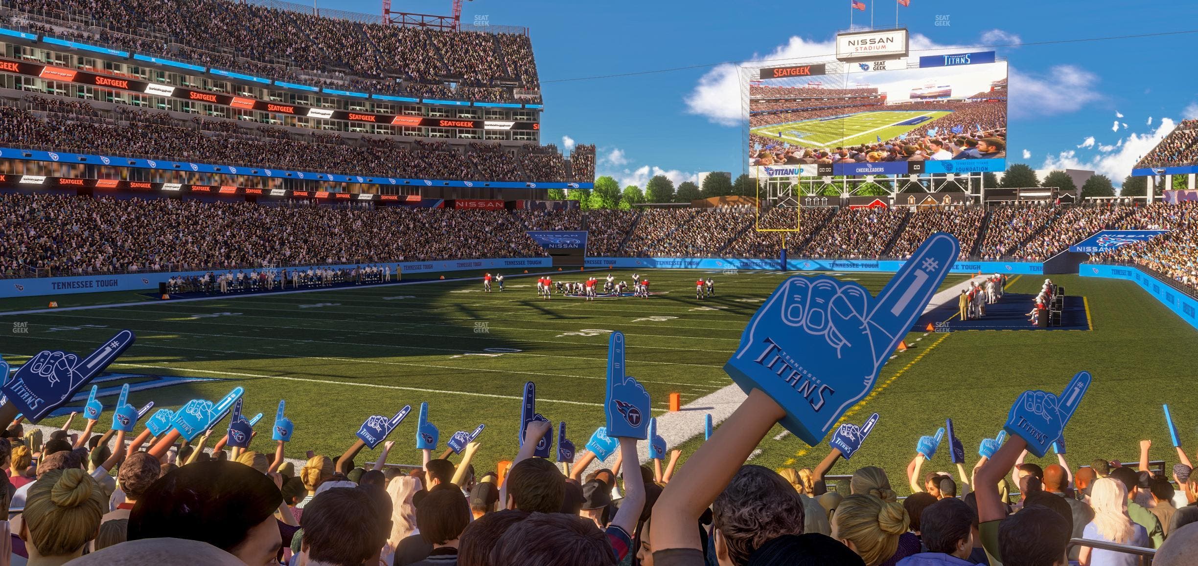 Nissan Stadium - Section 120 Seat View