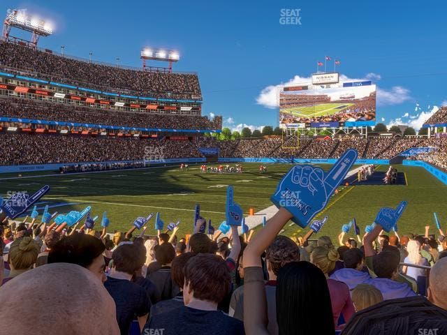 Nissan Stadium - Section 120 Seat View