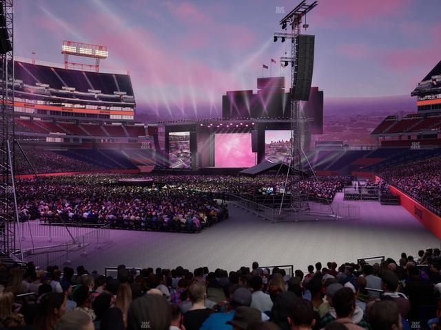 Nissan Stadium - Section 120 Seat View