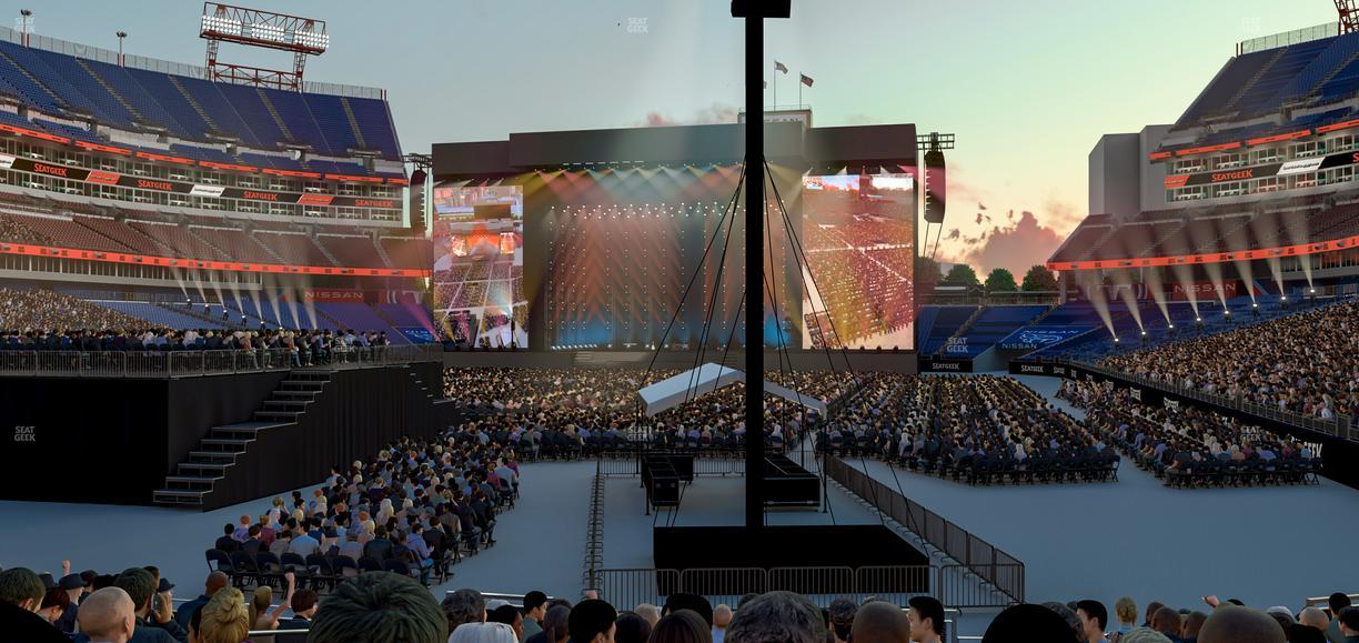 Nissan Stadium - Section 121 Seat View