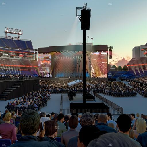 Nissan Stadium - Section 121 Seat View