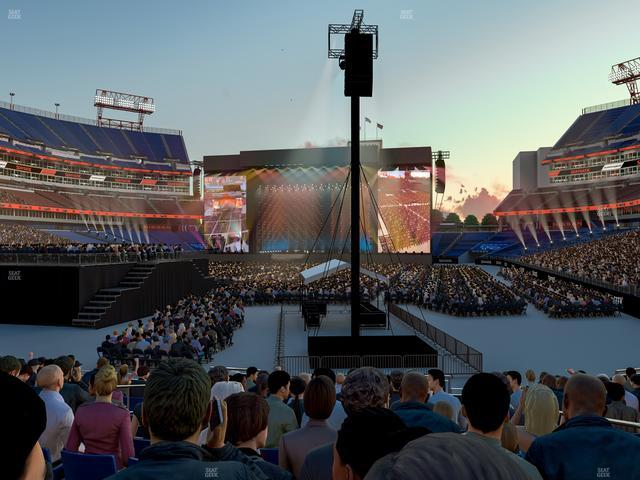 Nissan Stadium - Section 121 Seat View