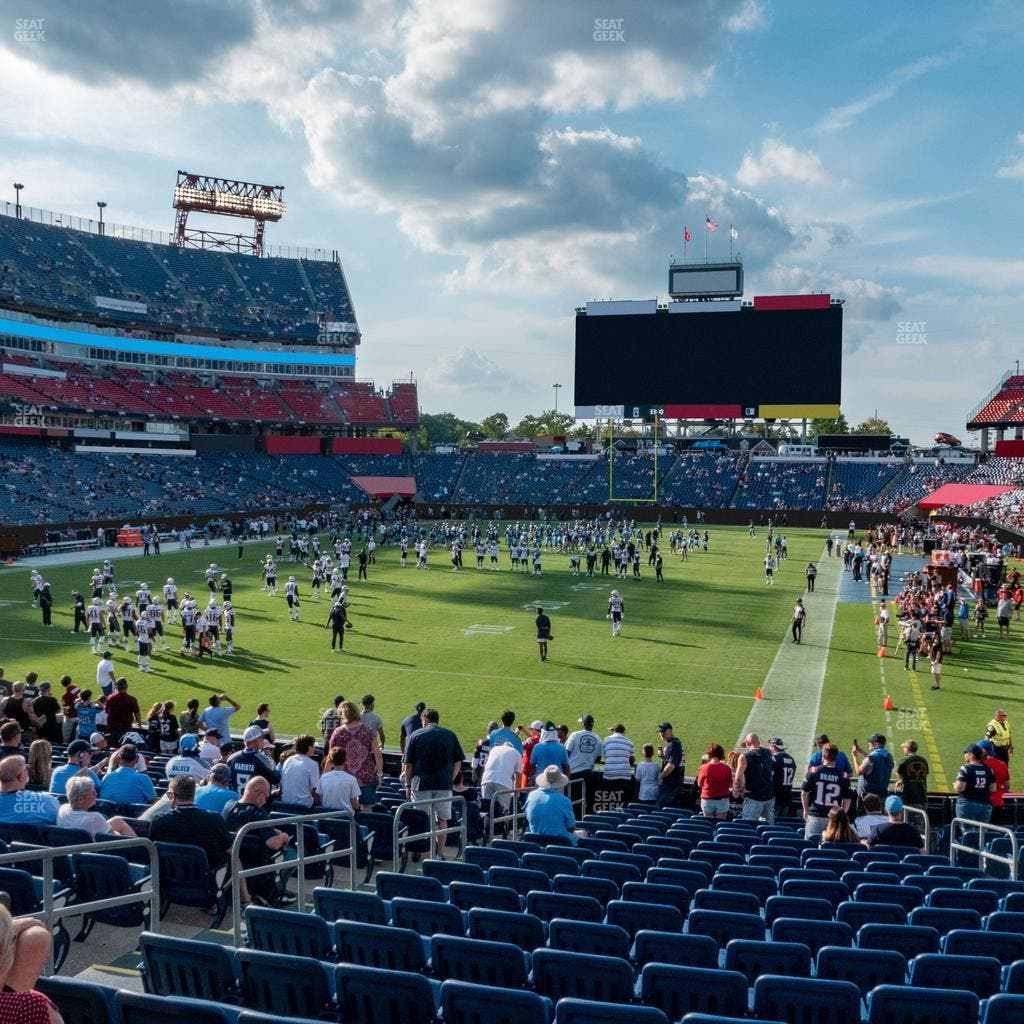 Nissan Stadium - Section 121 Seat View
