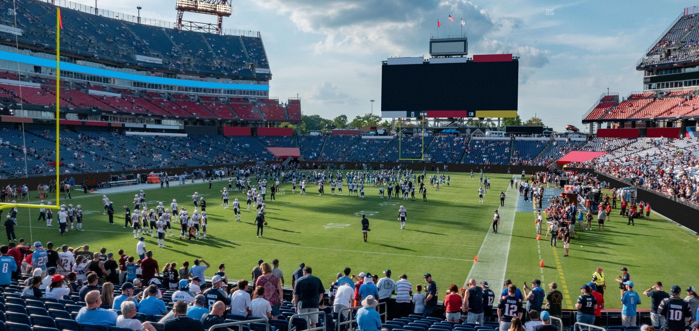 Nissan Stadium - Section 121 Seat View