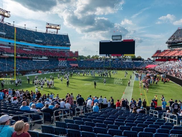 Nissan Stadium - Section 121 Seat View