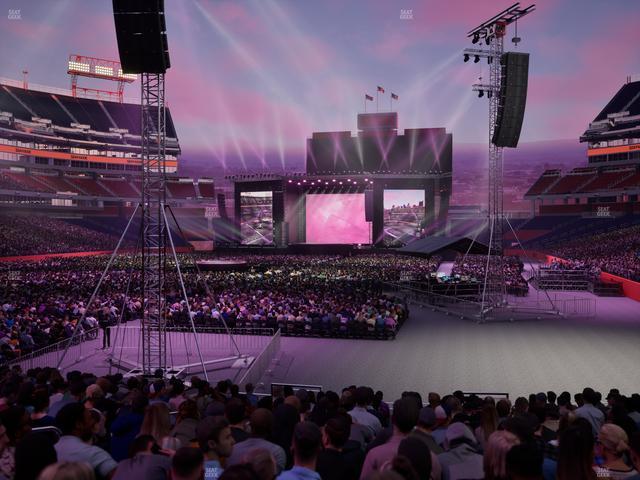 Nissan Stadium - Section 121 Seat View