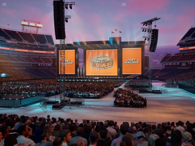 Nissan Stadium - Section 121 Seat View
