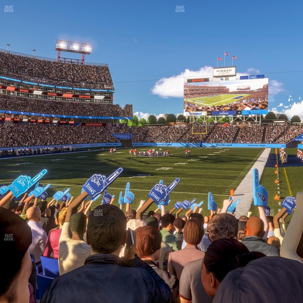 Nissan Stadium - Section 121 Seat View