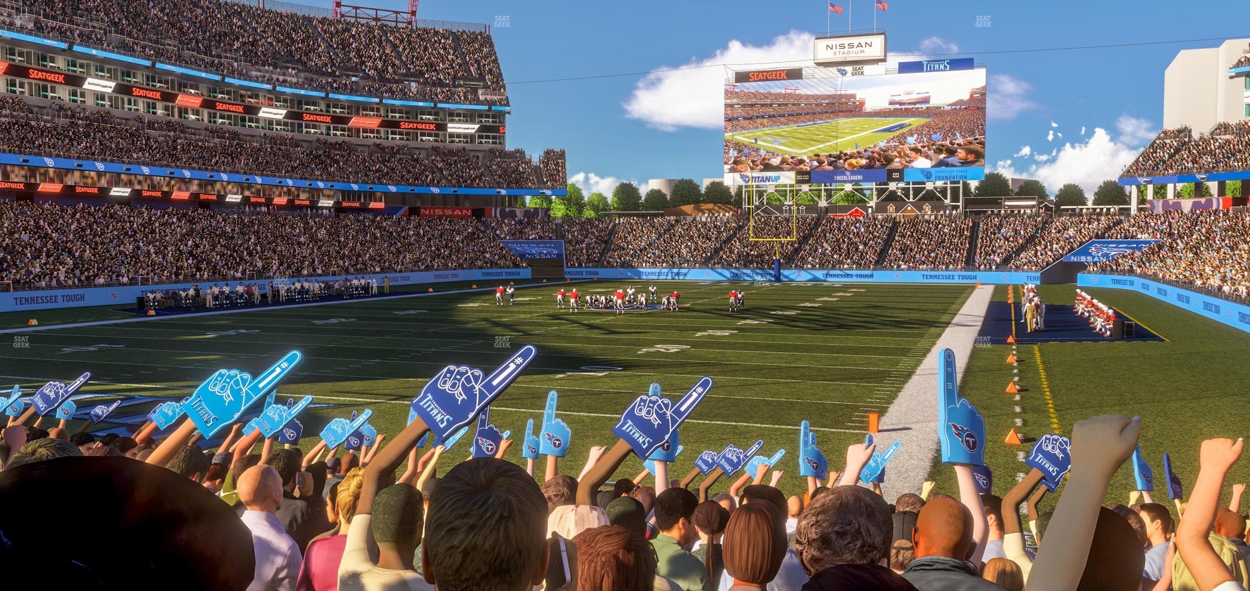 Nissan Stadium - Section 121 Seat View