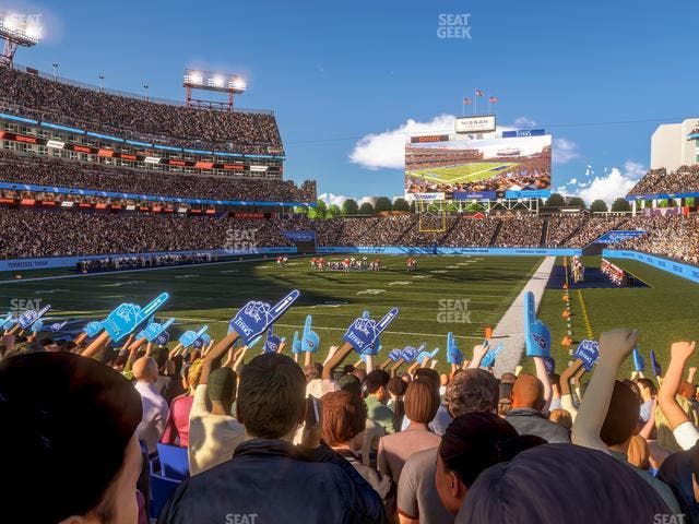 Nissan Stadium - Section 121 Seat View