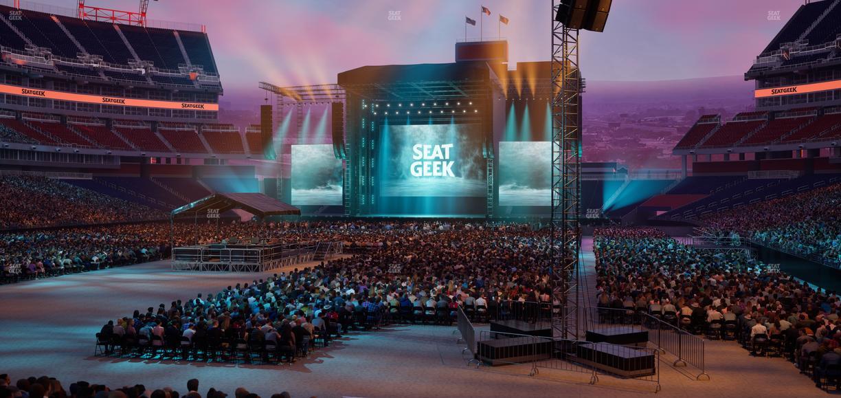 Nissan Stadium - Section 121 Seat View
