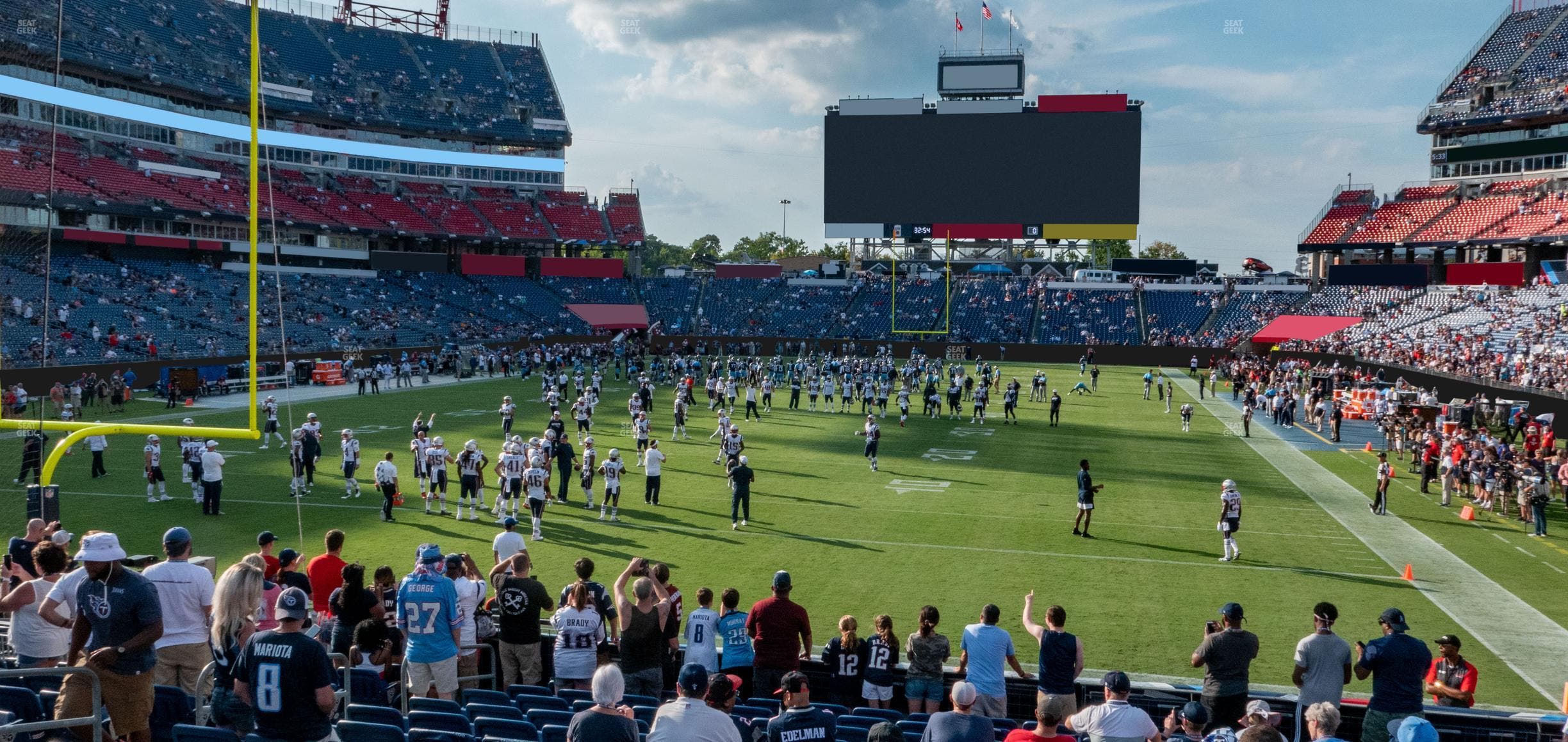 Nissan Stadium - Section 122 Seat View