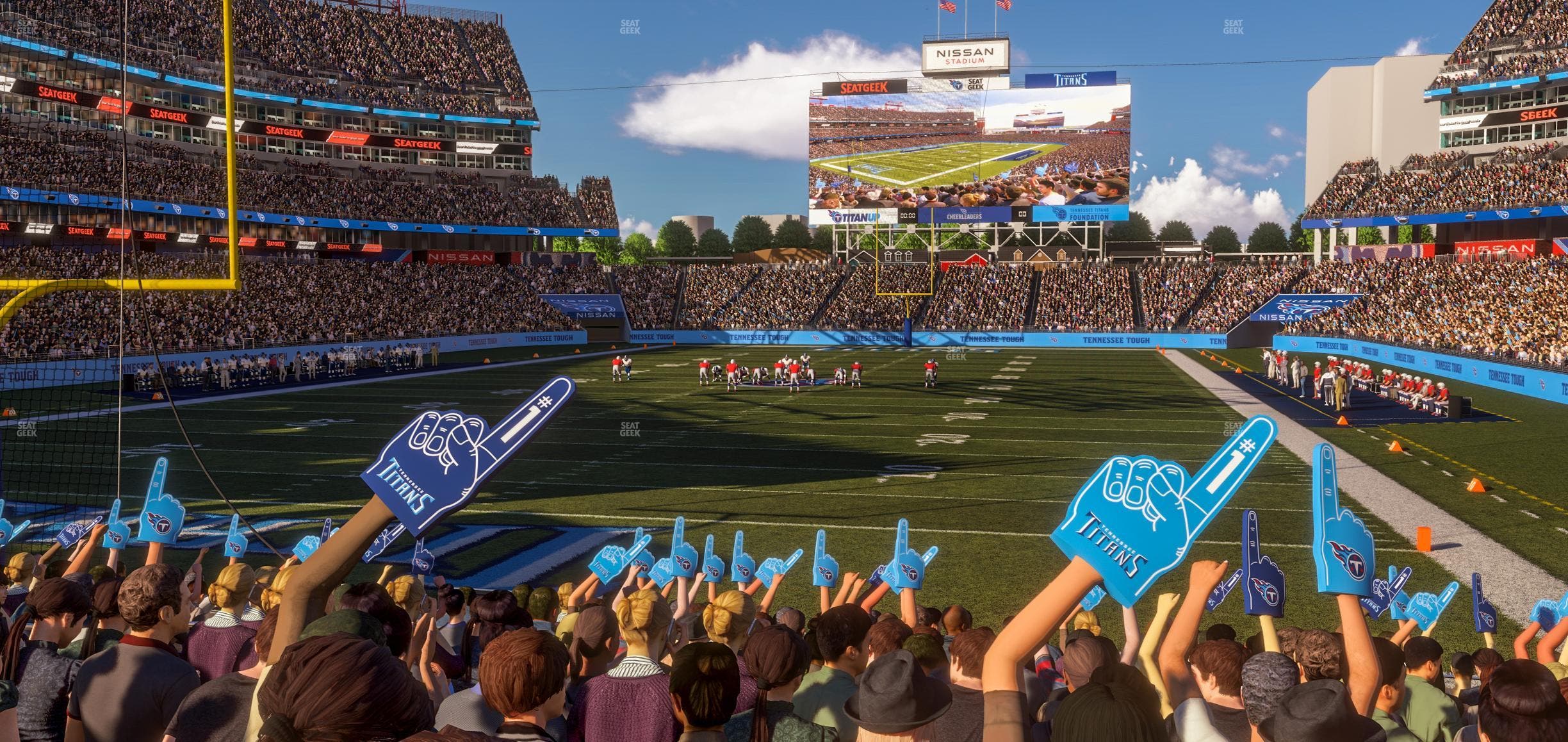 Nissan Stadium - Section 122 Seat View