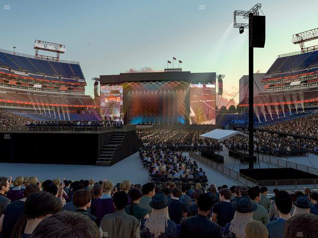 Nissan Stadium - Section 122 Seat View