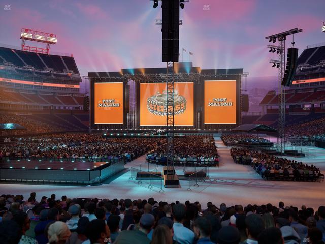 Nissan Stadium - Section 122 Seat View