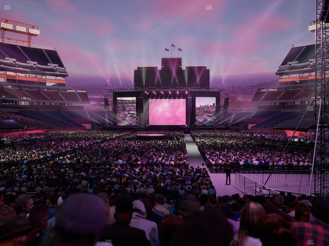 Nissan Stadium - Section 123 Seat View