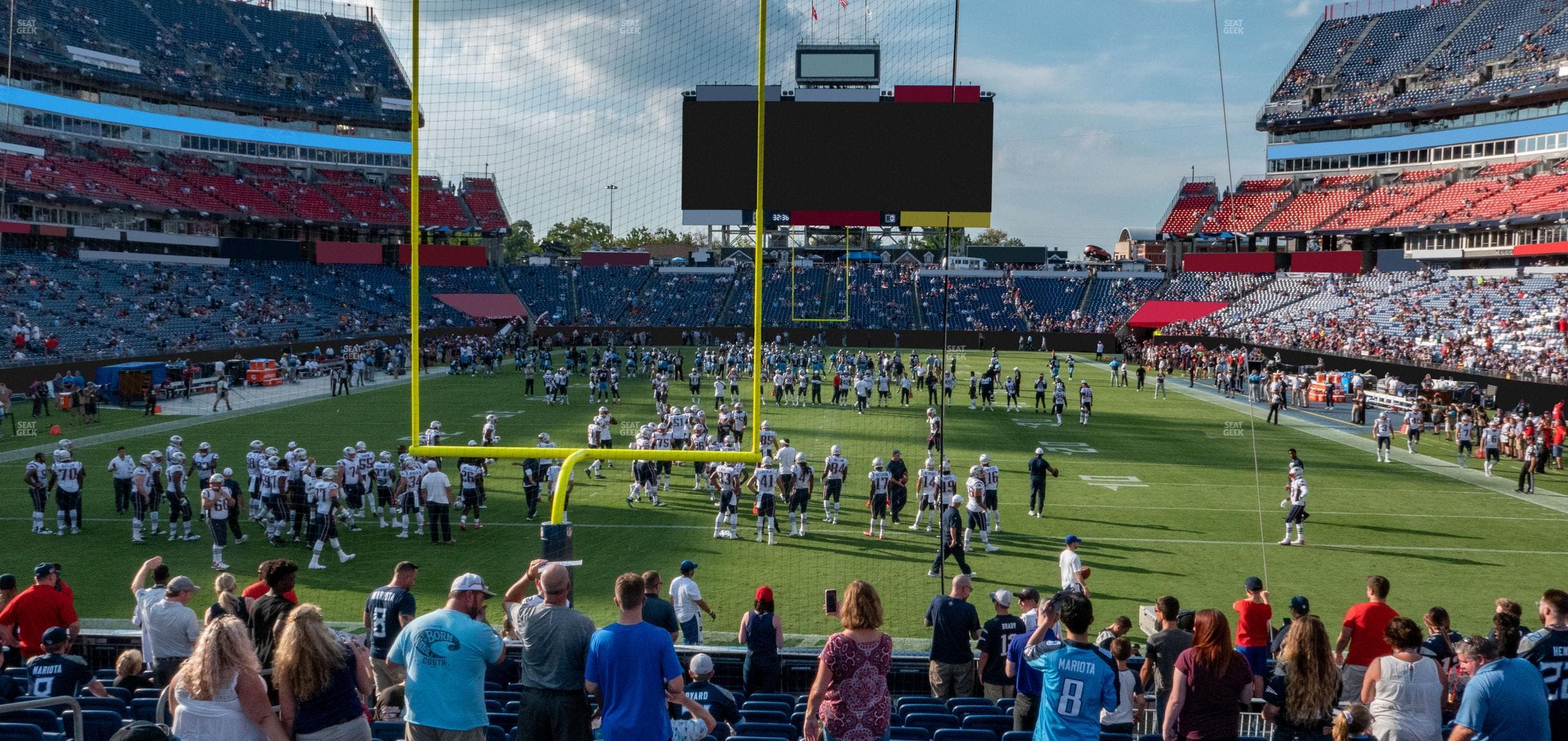 Nissan Stadium - Section 123 Seat View