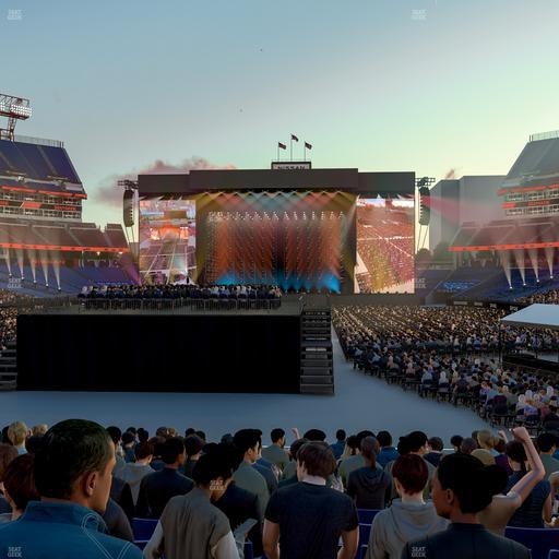 Nissan Stadium - Section 123 Seat View