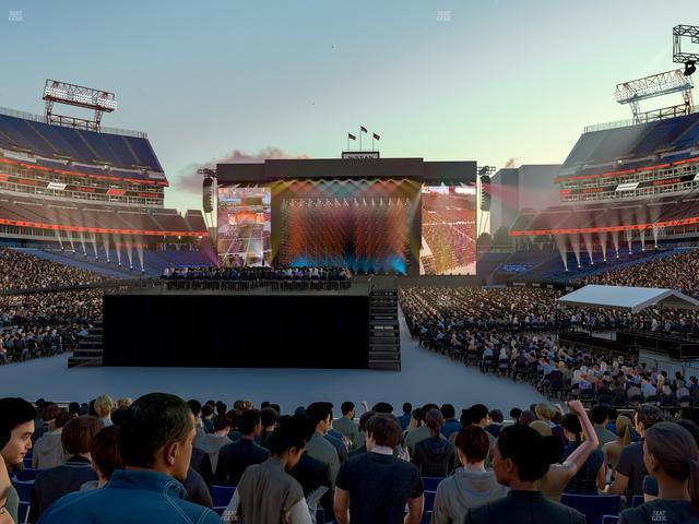 Nissan Stadium - Section 123 Seat View