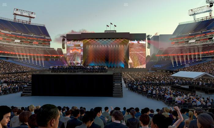 Nissan Stadium - Section 123 Seat View