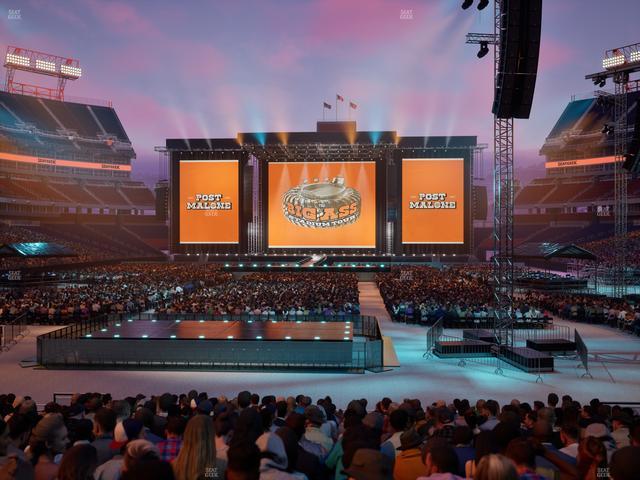 Nissan Stadium - Section 123 Seat View