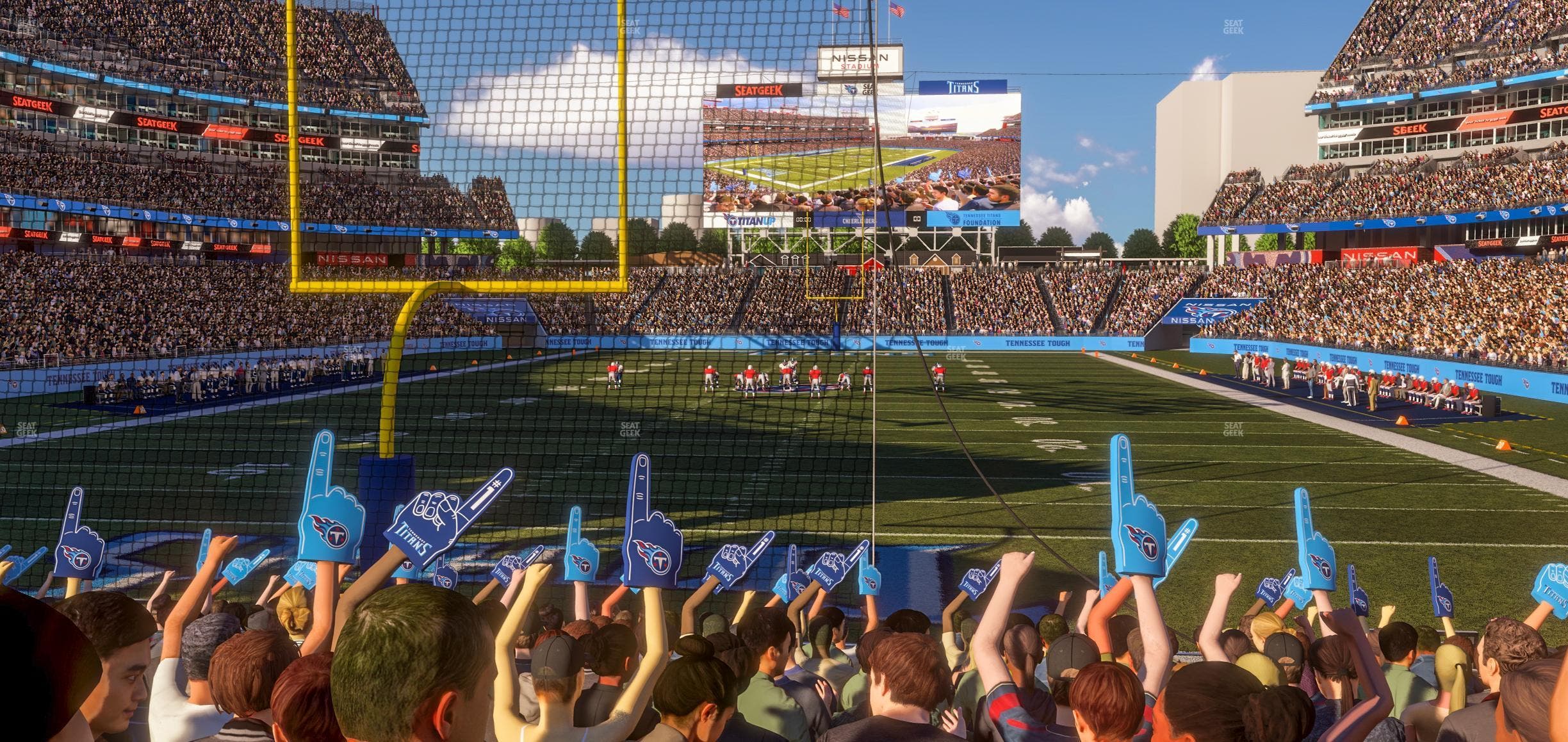 Nissan Stadium - Section 123 Seat View