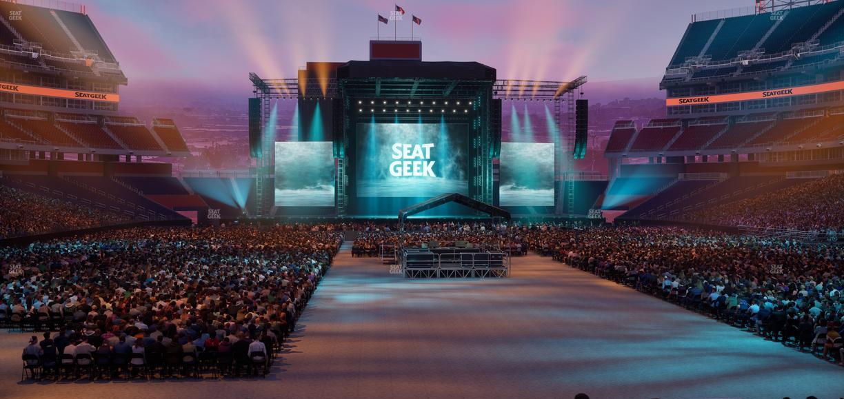 Nissan Stadium - Section 124 Seat View
