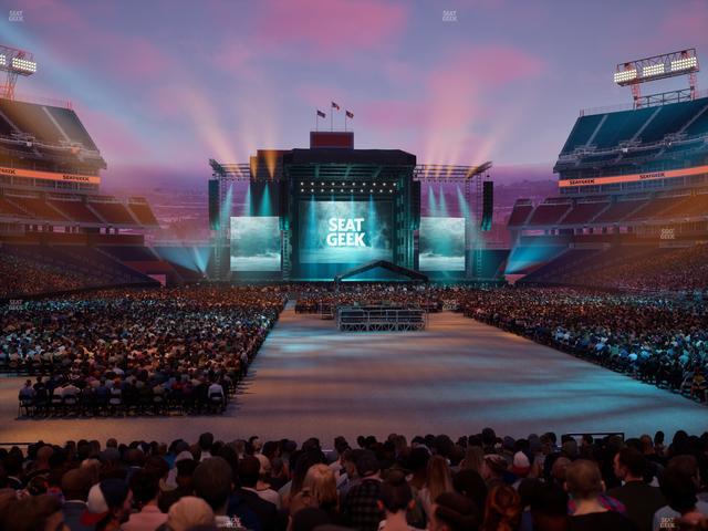 Nissan Stadium - Section 124 Seat View
