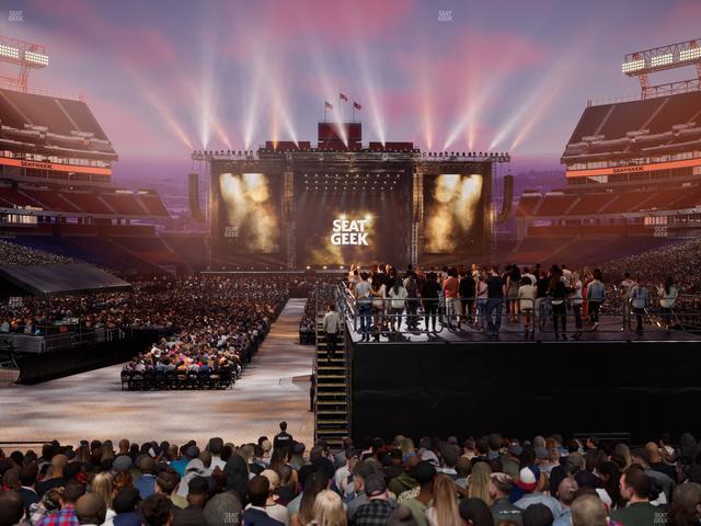 Nissan Stadium - Section 124 Seat View