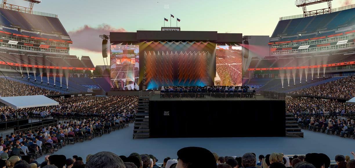 Nissan Stadium - Section 124 Seat View