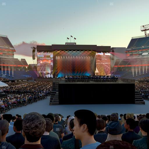 Nissan Stadium - Section 124 Seat View