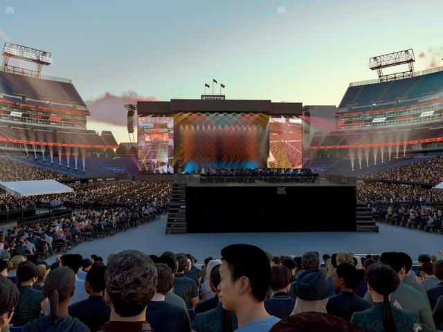 Nissan Stadium - Section 124 Seat View