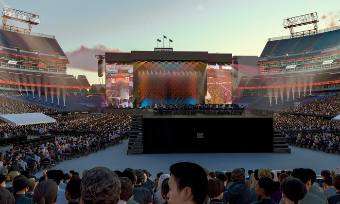 Nissan Stadium - Section 124 Seat View